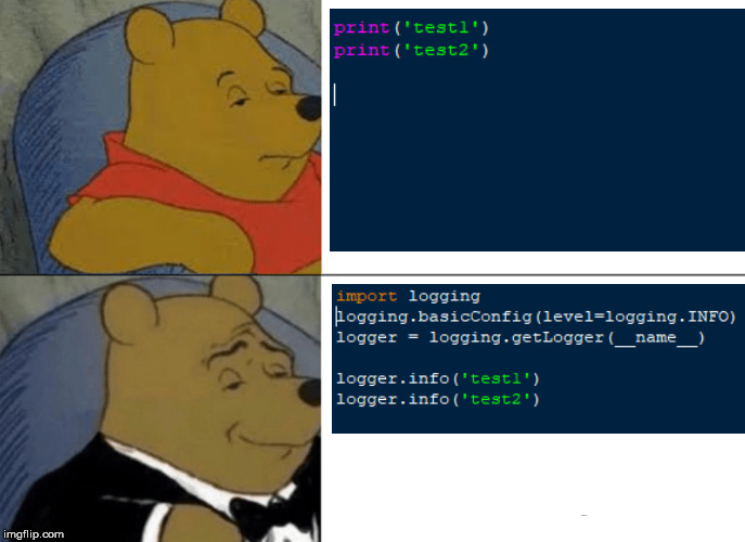 Importing the logger to make glorified prints