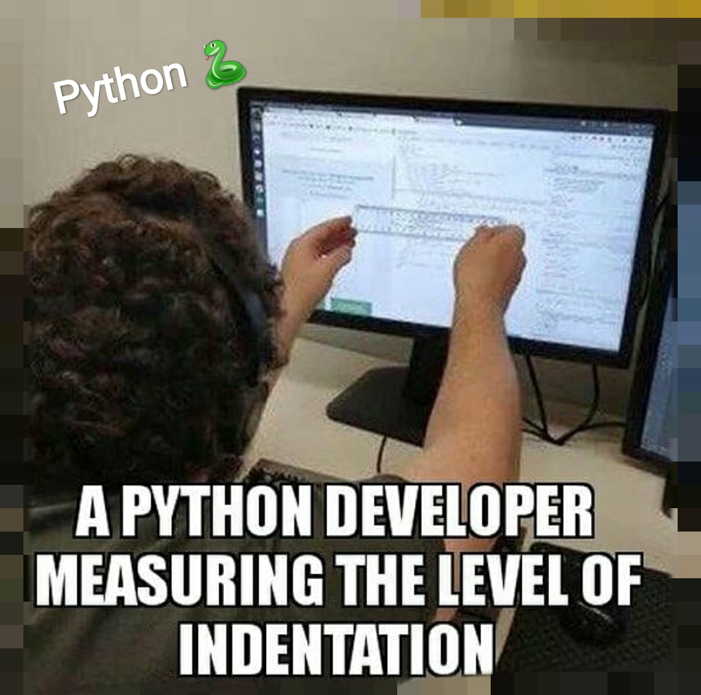 Python indent measurement