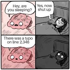 Typos keep me awake at night!