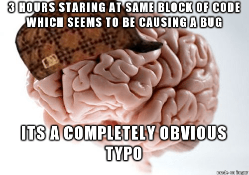 Oh no, it was a typo all along!