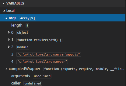 VSCode debugger