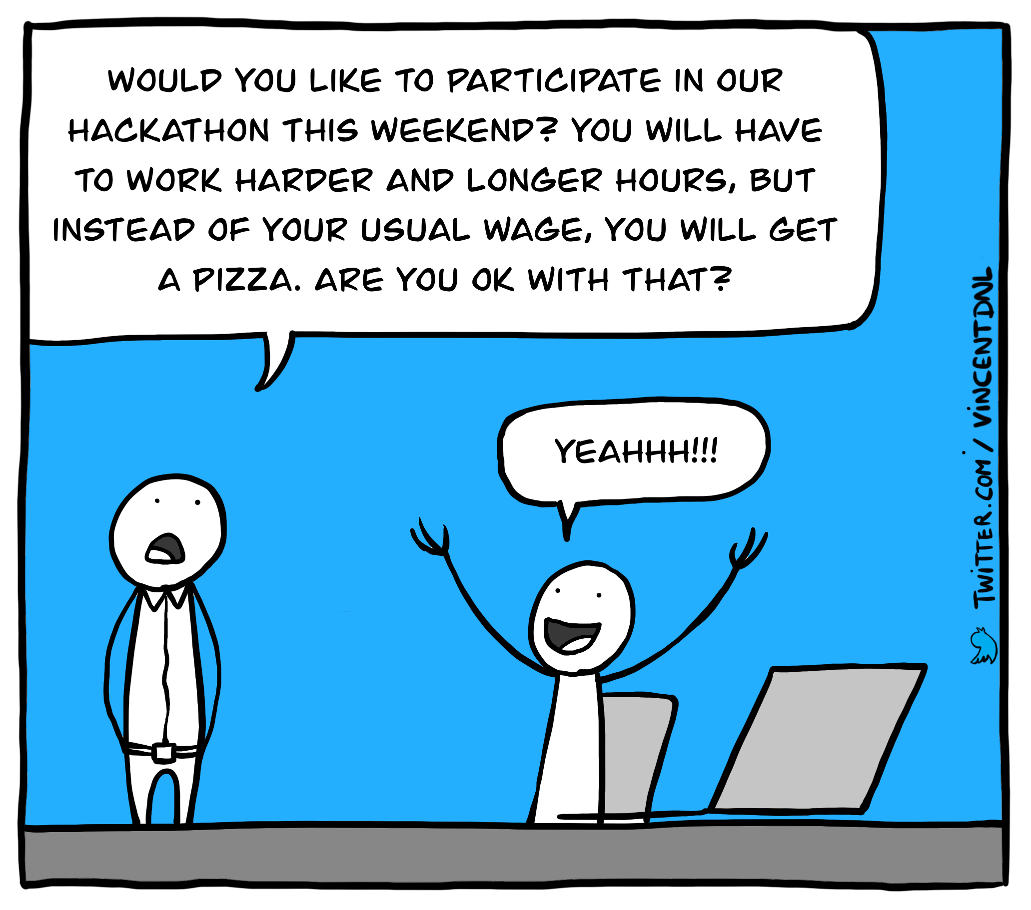 drawing about hackathons